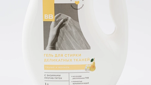 Гель для стирки для деликатных тканей "Груша и ваниль"