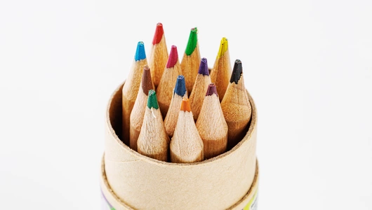 Карандаши цветные в тубусе, 12 шт Карандаши цветные в тубусе, 12 шт