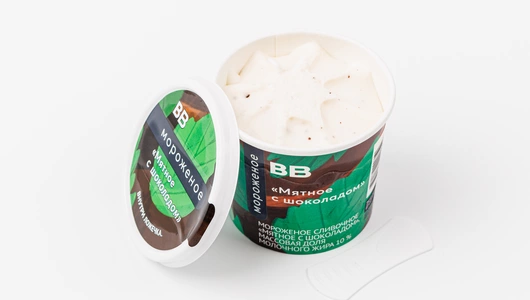 Мороженое "Мятное с Шоколадом"