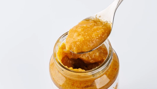 Пюре "Овощи с рисом и говядиной", с кусочками