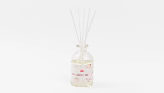 Диффузор ароматический "Весенние цветы" с открыткой