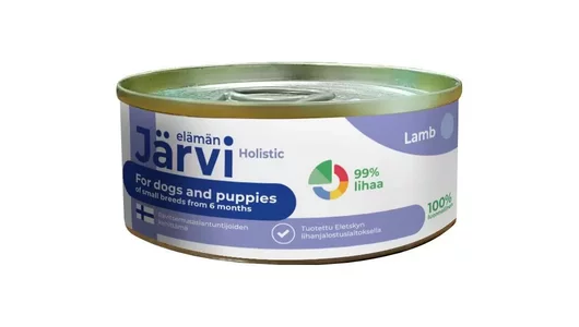 Влажный корм Jarvi Holistic для щенков и собак малых пород с ягненком, 100 г