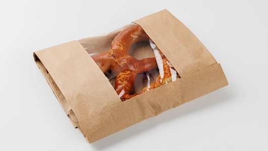 Брецель на сливочном масле с морской солью. Пекарня