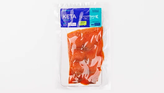 Кета холодного копчения ломтики, 150 г