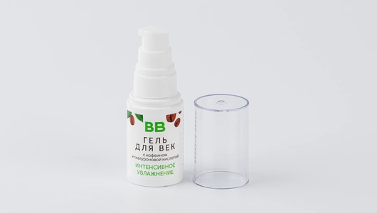 Гель для век с кофеином и гиалуроновой кислотой, 30 мл