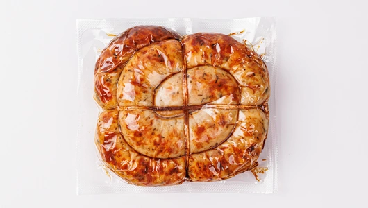 Колбаса "Улитка" куриная жареная, высший сорт