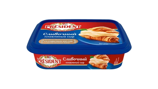 Сыр плавленый President Сливочный 45% 200 г