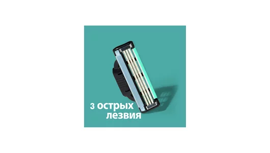 Сменные кассеты для бритья Gillette Mach3 2 шт Сменные кассеты для бритья Gillette Mach3 2 шт