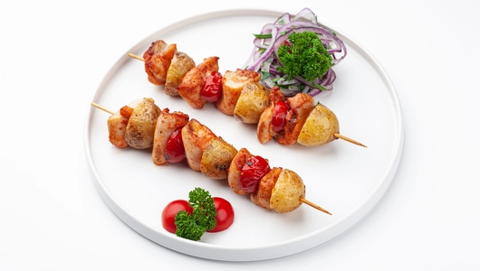 Детский мини-шашлык из курицы