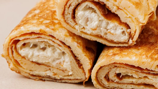 Омлет с курицей и сыром