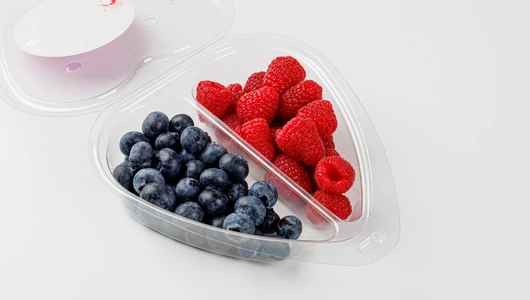 Ассорти ягодное (голубика, малина) "Сердце", 200 г