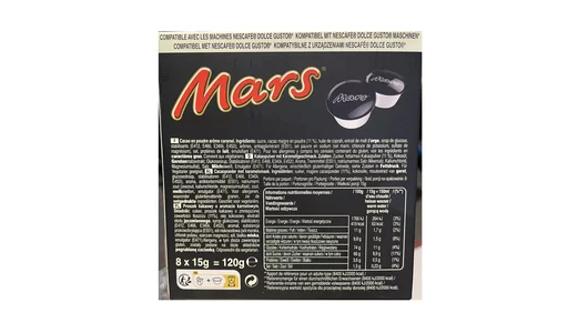 Горячий шоколад Mars капсулы 8 шт