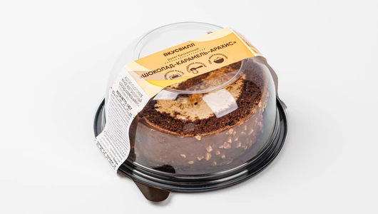 Рулет бисквитный "Шоколад-карамель-арахис", 140 г