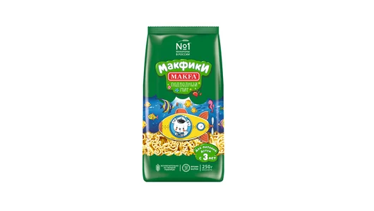 Макаронные изделия Макфа Макфики Подводный мир 250 г