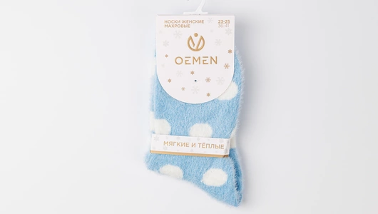 Носки женские "Пушистые", р.23-25