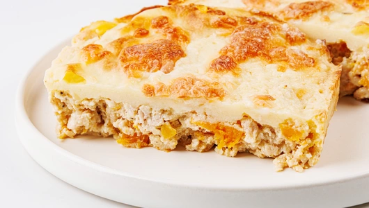 Запеканка пастушья с тыквой и индейкой