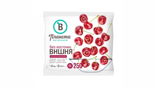 Вишня Планета Витаминов без косточки замороженная 250 г
