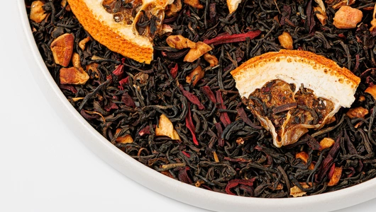 Чай черный листовой с фруктами Чай черный листовой с фруктами