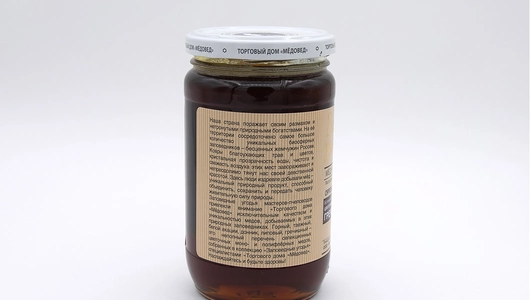 Мед Заповедные угодья Гречишный натуральный 500 г Мед Заповедные угодья Гречишный натуральный 500 г