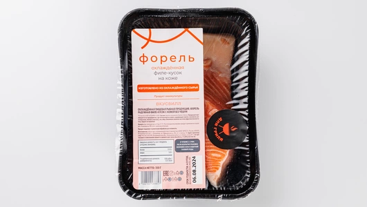 Форель филе-кусок на коже охл., 350 г Форель филе-кусок на коже охл., 350 г