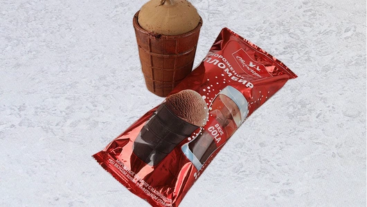 Мороженое Свитлогорье пломбир 13% со вкусом Колы в вафельном стаканчике 95 г