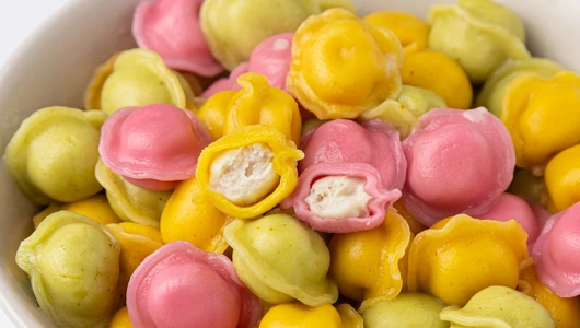 Пельмени микро с индейкой цветные, зам.