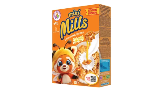 Хлопья кукурузные медовые с витаминами и железом Хлопья кукурузные медовые с витаминами и железом