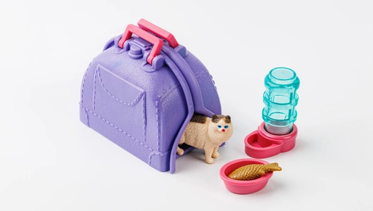 Игровой набор "Котик в чемодане"