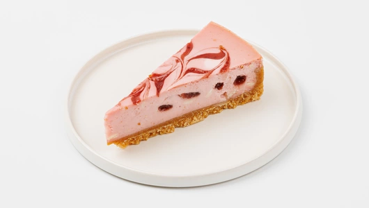 Чизкейк "Пара" с шок. крошкой и клубникой зам. 2 шт