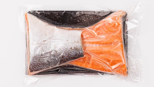 Форель филе-кусок (хвост. часть) с кожей малосоленая зам., 500 г