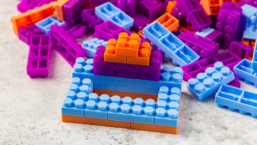 Конструктор блочный, 160 элементов, ВП