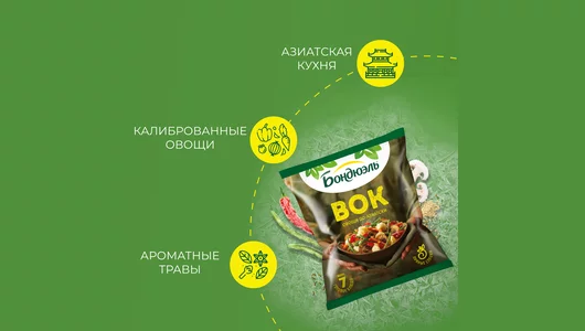 Смесь овощная Бондюэль Вок овощи по-азиатски замороженная 400 г Смесь овощная Бондюэль Вок овощи по-азиатски замороженная 400 г