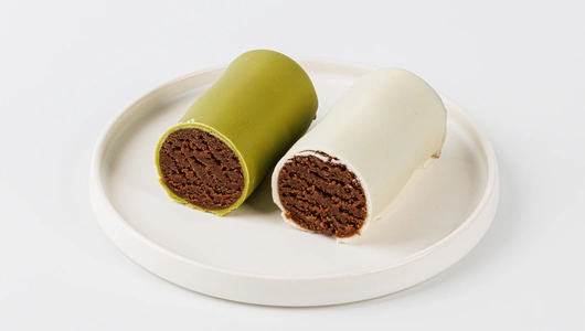 Пирожное "Картошка ассорти" белый шоколад-матча