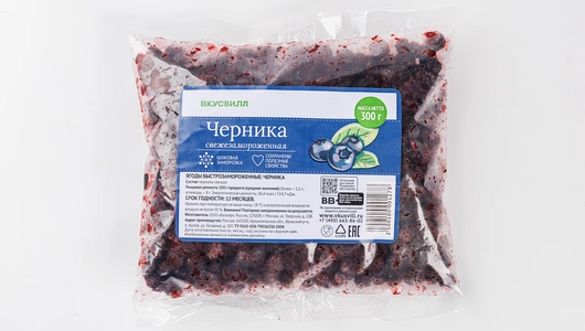 Черника, свежезамороженная