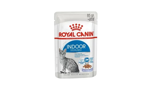 ROYAL CANIN 85гр Indoor Sterilised (в желе) для взрослых домашних кошек