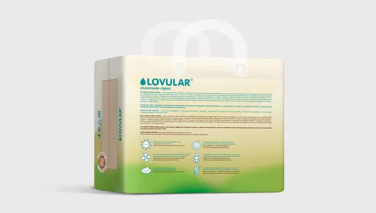 Подгузники-трусики Lovular Солнечная серия XL 12-17 кг 38 шт