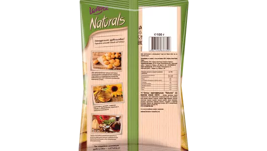 Чипсы картофельные Lorenz Naturals со вкусом соуса песто 100 г