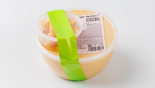 Суп-пюре "Сырный" с гренками, 260 г Суп-пюре "Сырный" с гренками, 260 г