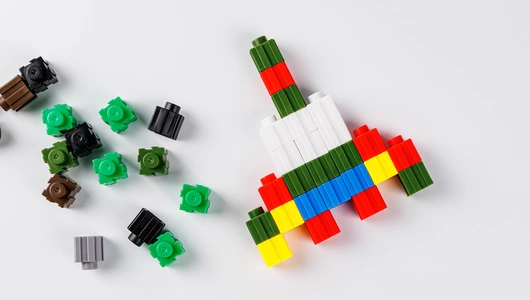 Конструктор развивающий "Пиксели макси", 40 дет.