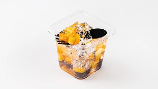 Желе фруктово - ягодное Хурма, виноград , 200 г Желе фруктово - ягодное Хурма, виноград , 200 г