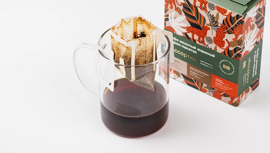 Кофе молотый в дрип-пакетах "Ассорти" 6 шт Кофе молотый в дрип-пакетах "Ассорти" 6 шт