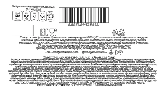 Маффин низкоуглеводный Mr. Djemius Zero Rocky Muffin Ромовая баба без сахара 55 г