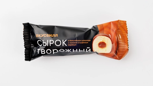 Сырок творожный с вареным сгущенным молоком в бельгийском мол. шок. 26%