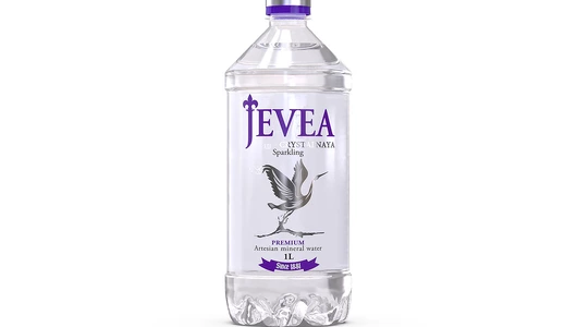Вода минеральная природная столовая питьевая Jevea Crystalnaya газированная 1 л