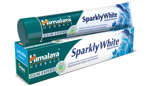 Зубная паста Himalaya Herbals Sparkly White Отбеливающая 75 мл