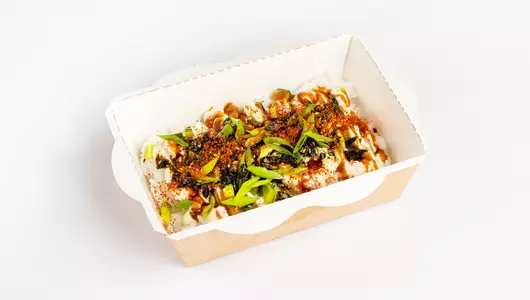 Суши-салат с крабовым соусом