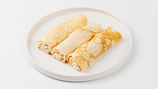 Омлет с курицей и сыром