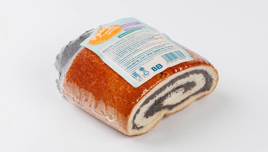 Рулет с маковой начинкой, половинка