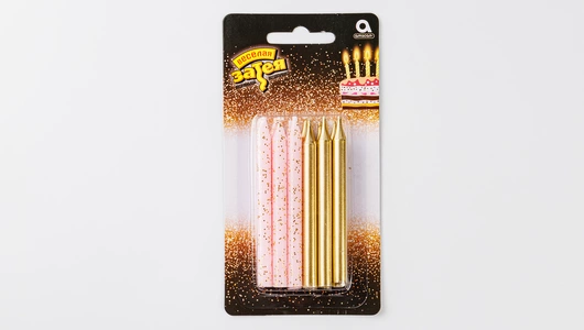 Свечи для торта в ассортименте, 12 шт Свечи для торта в ассортименте, 12 шт