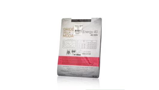Колготки женские Grido della Moda Energy с массажным эффектом 40 den Nero черные размер 2